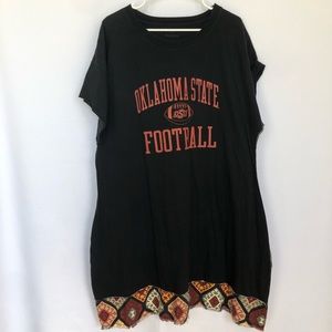 Oklahoma State OSU Football Women Black Dress Tunic (please See Measurements).